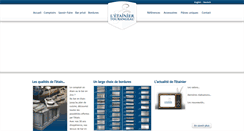 Desktop Screenshot of etainier-tourangeau.com