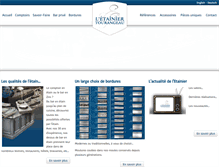 Tablet Screenshot of etainier-tourangeau.com